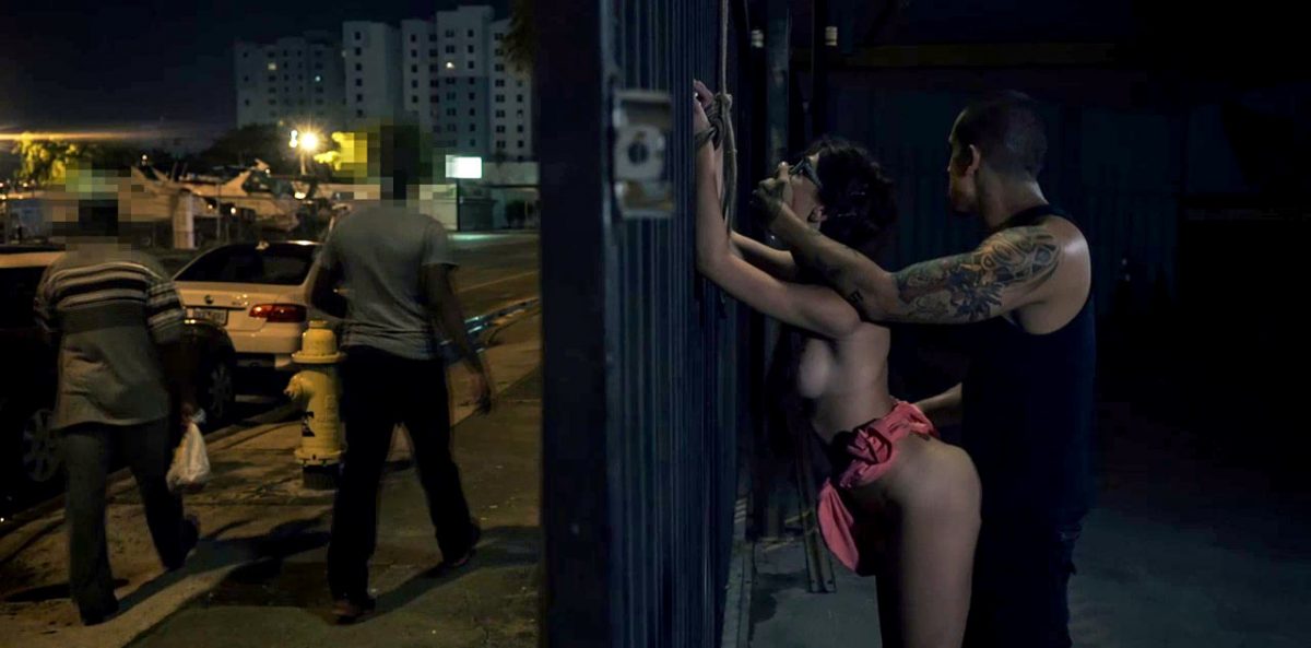 Joseline Kelly nude in public at BrutalPickUps.